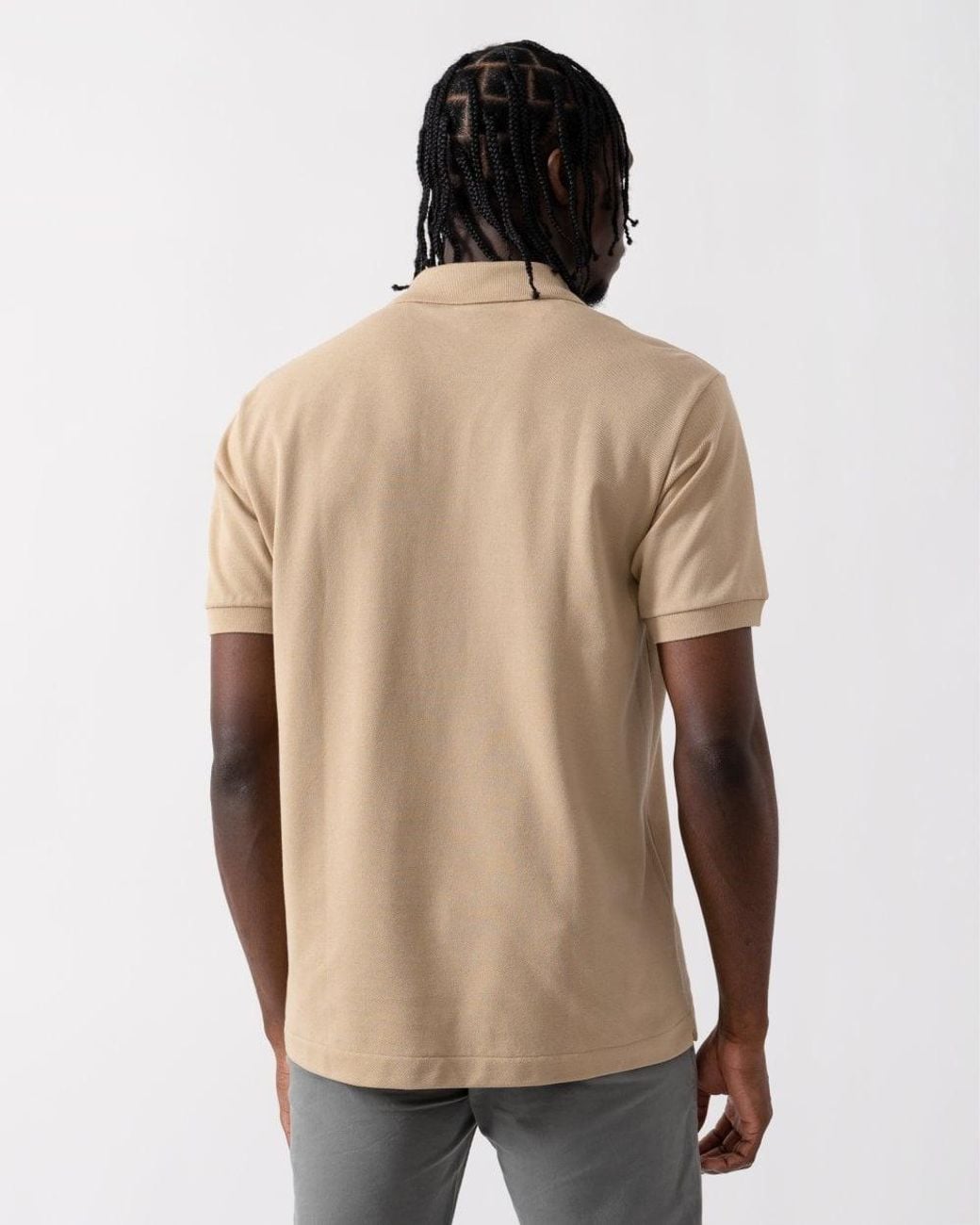 Lacoste Natural Classic Fit.12.12 Short Sleeve Polo Shirt for men