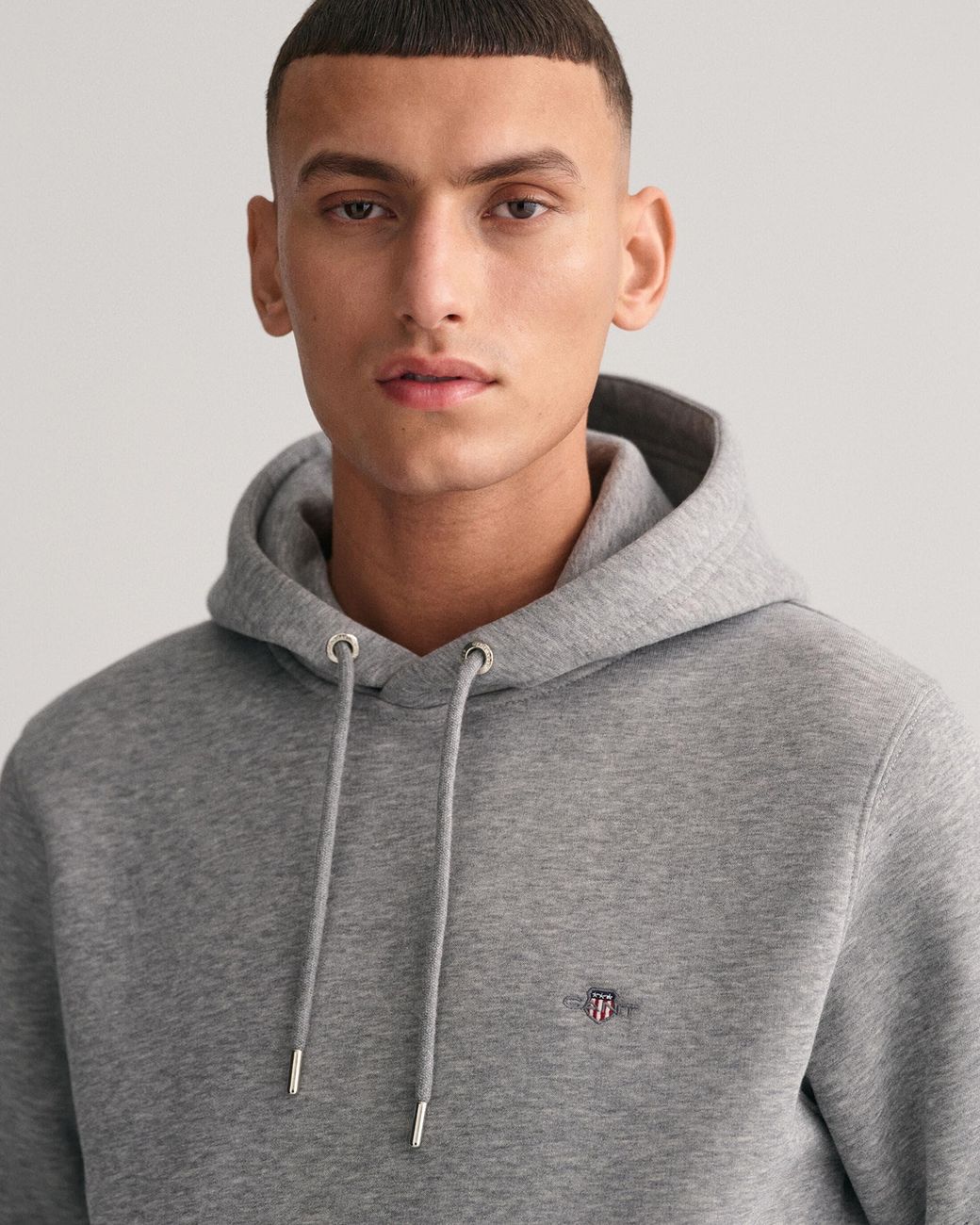 Gant Gray Reg Shied Hoodie An for men