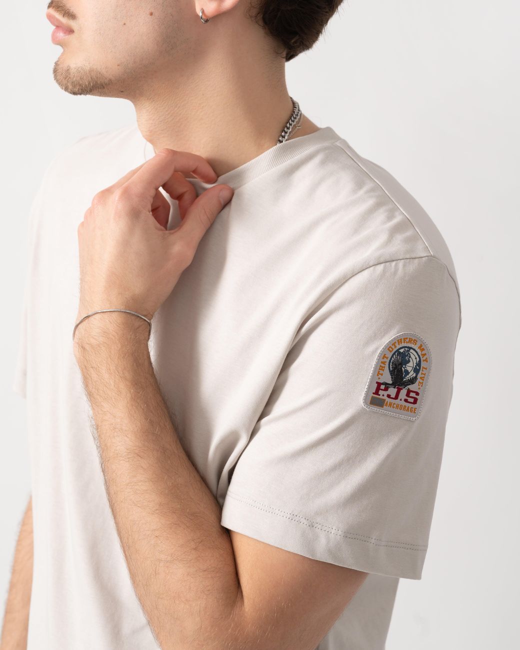 Parajumpers White Shispare T-Shirt for men