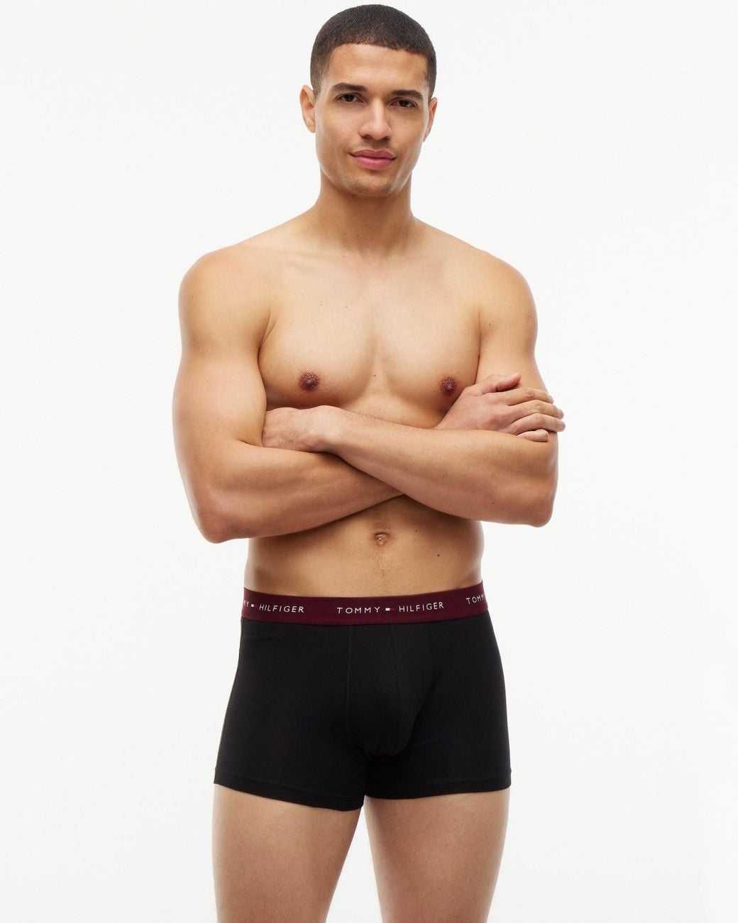 Tommy Hilfiger Blue 3-Pack Logo Waistband Trunks for men