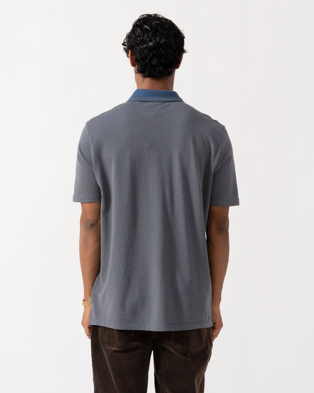 Paul Smith Blue Ps Reg Fit Zip Polo Shirt for men
