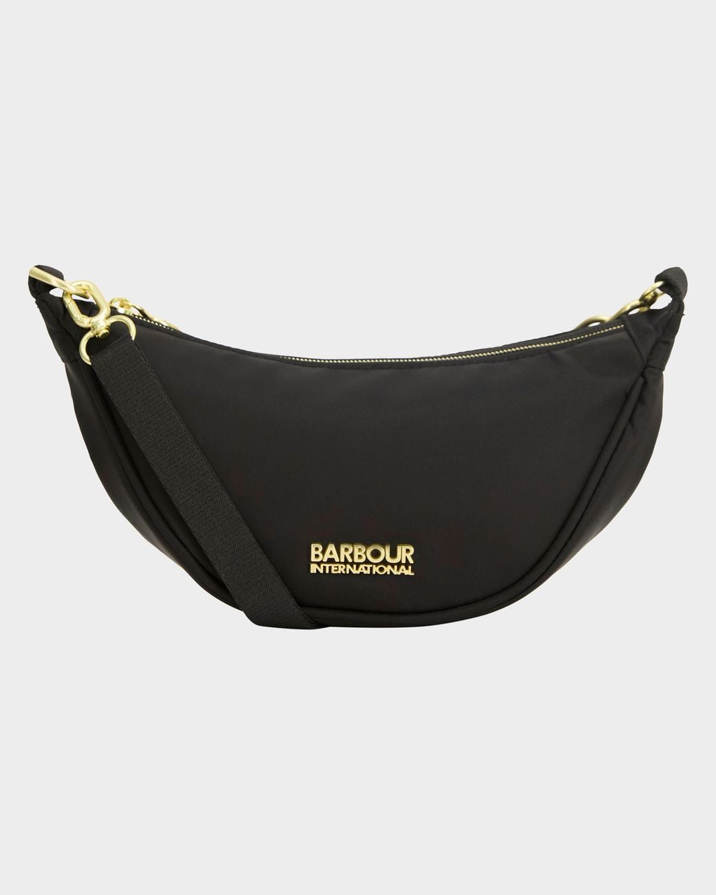Barbour Black Qualify Micro Sling Bag