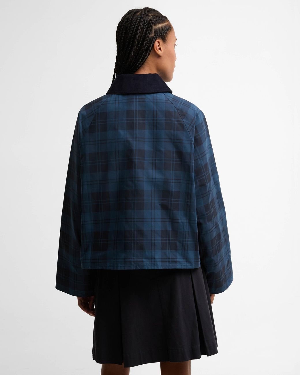 Barbour Blue Baiton Casual Tartan Jacket