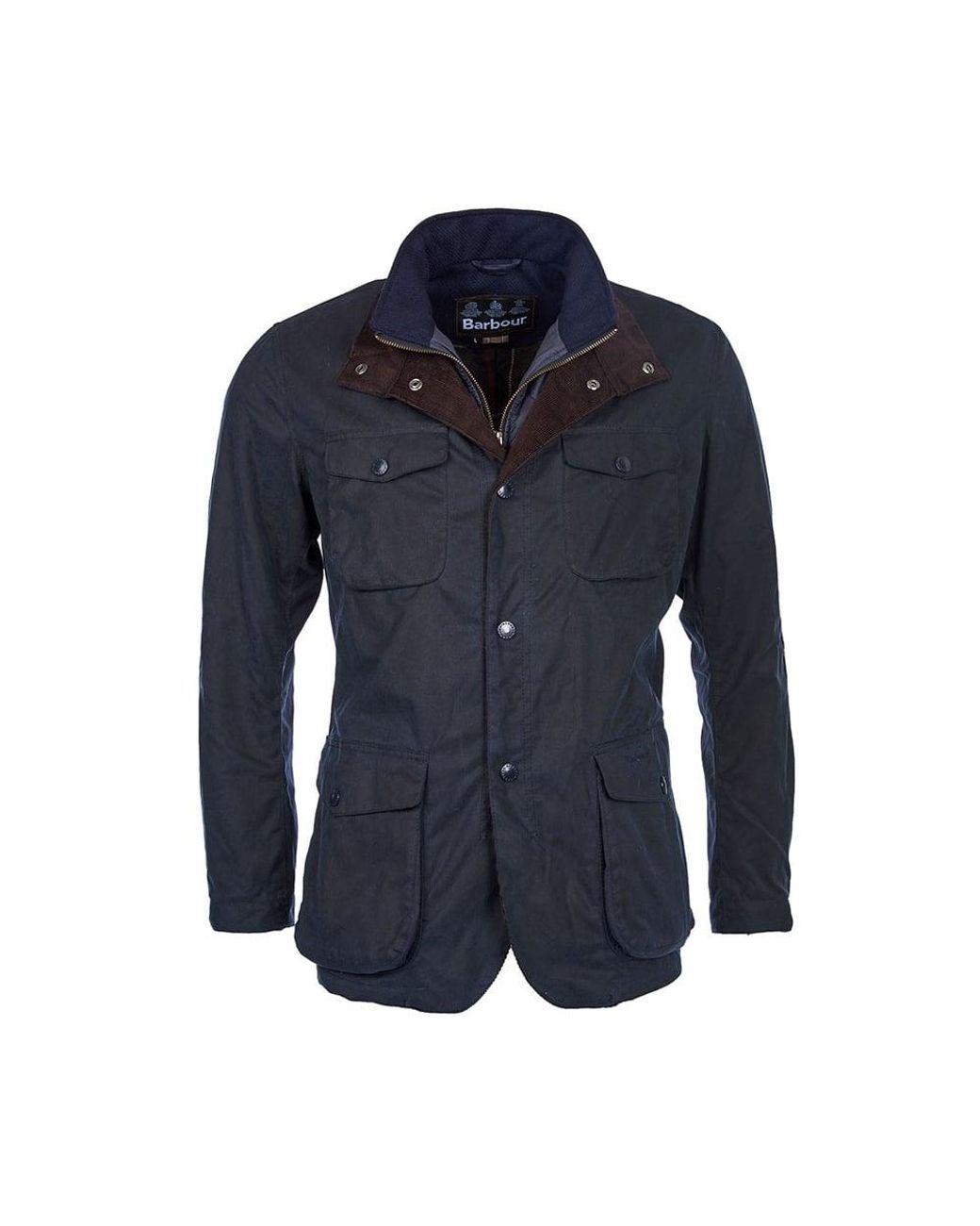 Barbour Ogston Wax Jacket in Blue for Men | Lyst