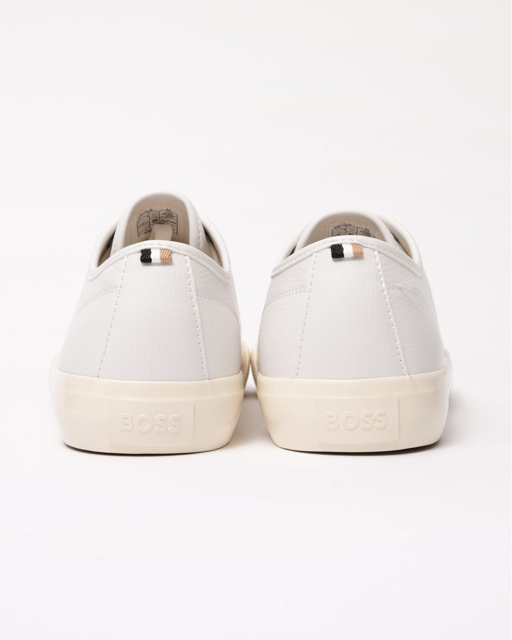 Boss White Aiden Tenn Low Top Trainers for men