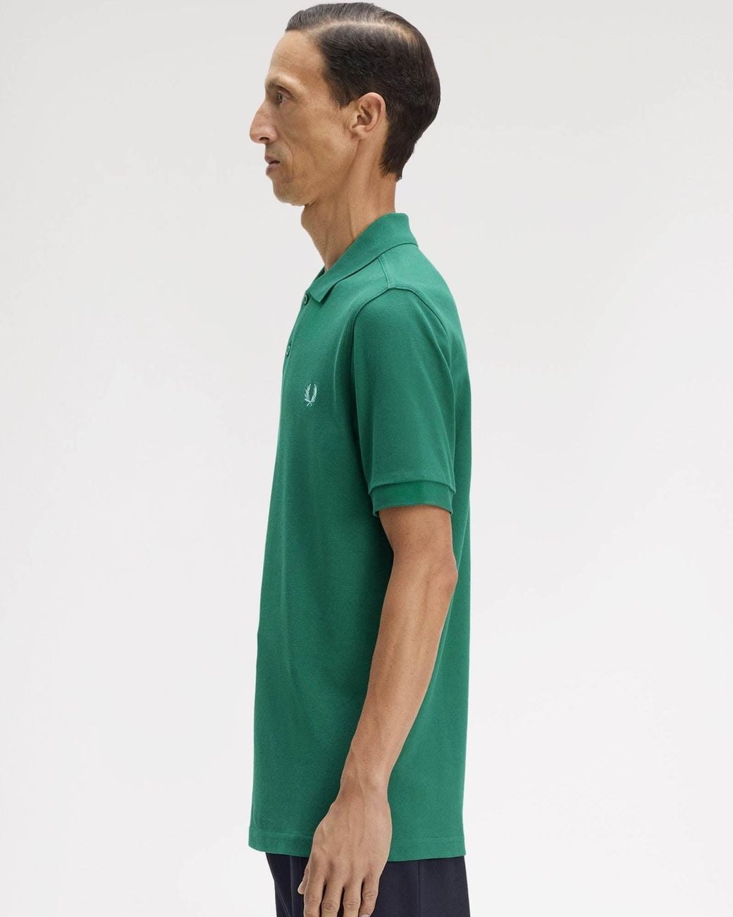 Fred Perry Green Plain Signature Polo Shirt for men
