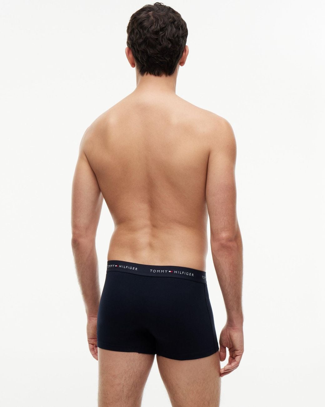 Tommy Hilfiger Blue 3-Pack Logo Waistband Trunks for men