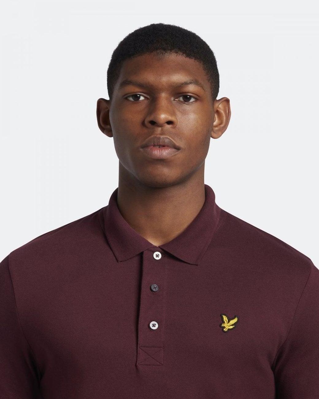 Lyle & Scott Purple Lyle & Scott Plain Polo Shirt Sp400Vog for men