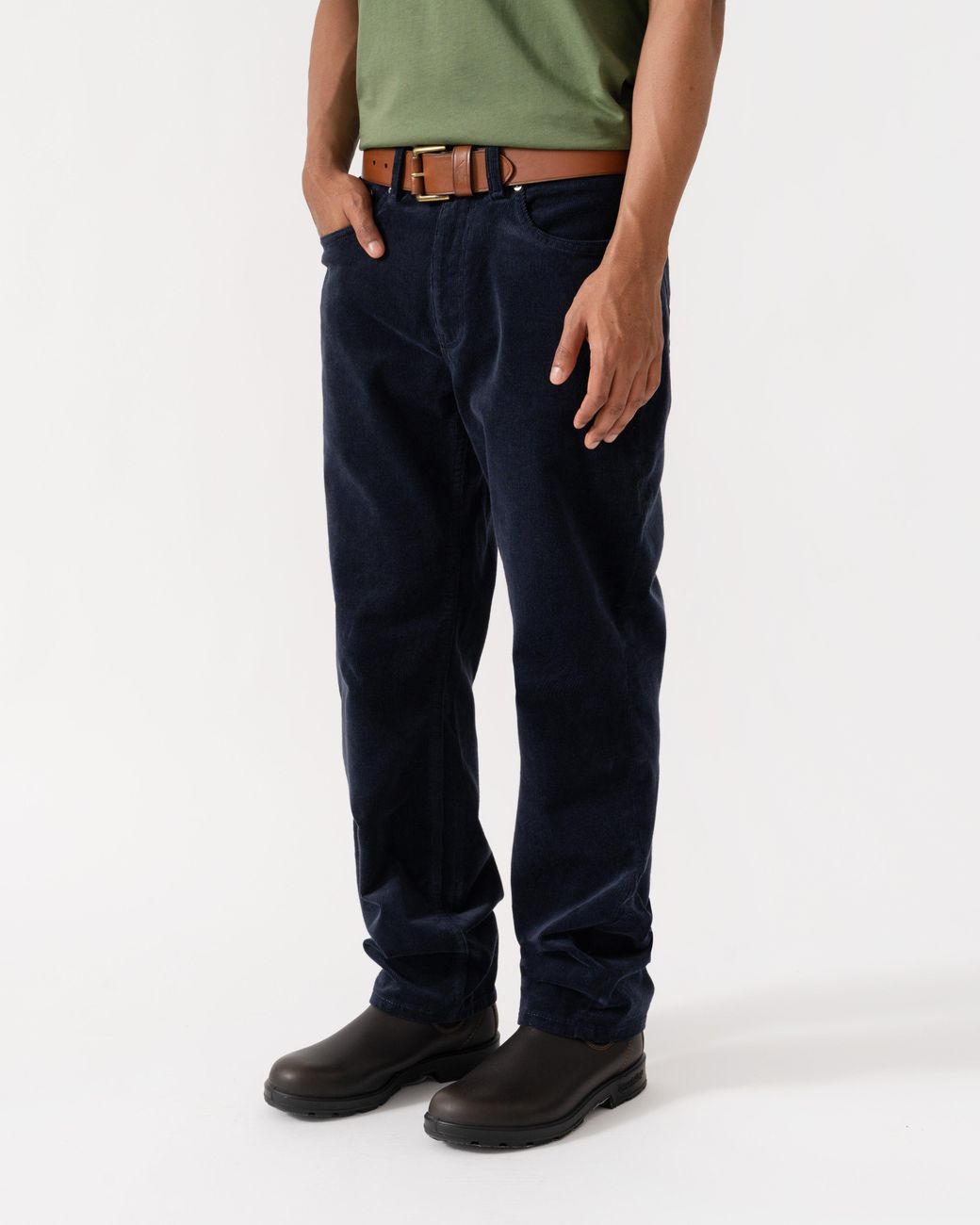 Gant Blue Regular Fit Cord Jeans for men