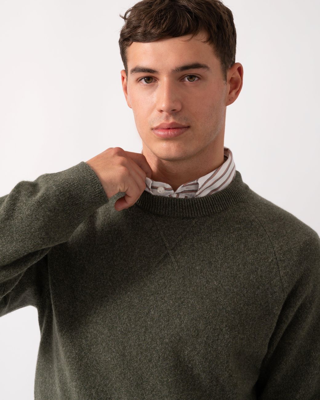 Paul Smith Green Ps Crew Neck Sweater for men