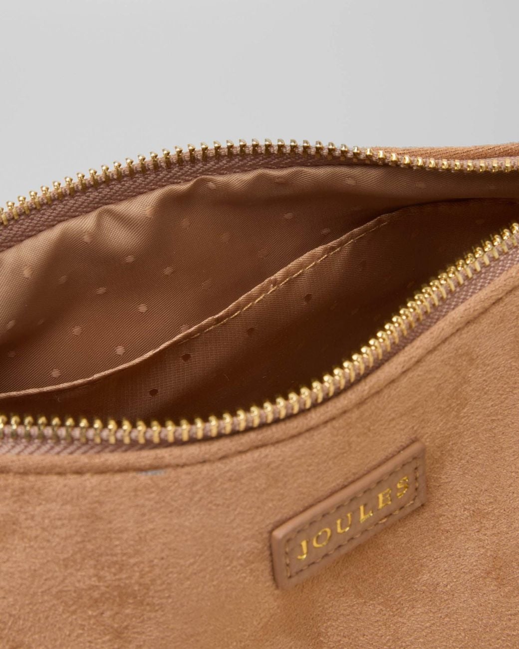 Joules White Jade Half Moon Bag