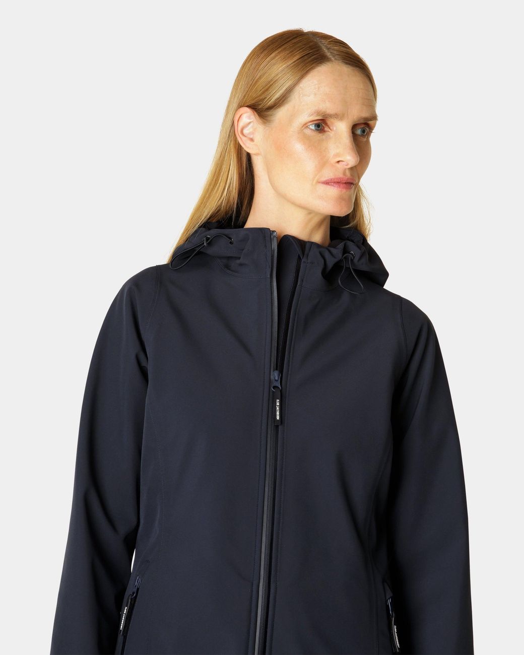 Ilse Jacobsen Blue Daybreak Softshell Raincoat