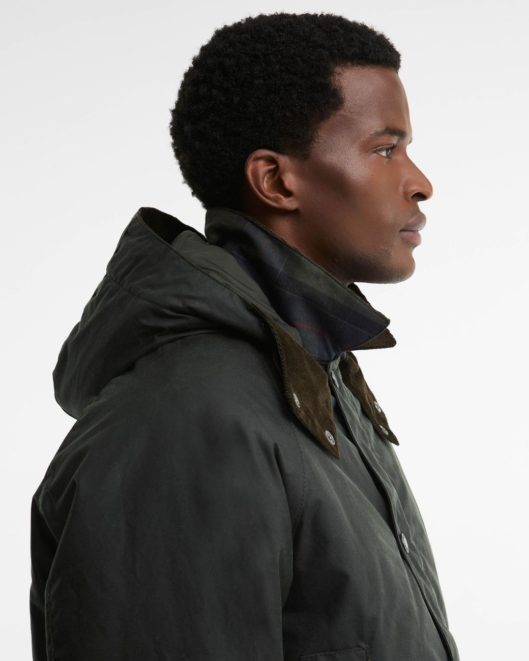 Barbour Black Modern Beaufort Wax Jacket for men