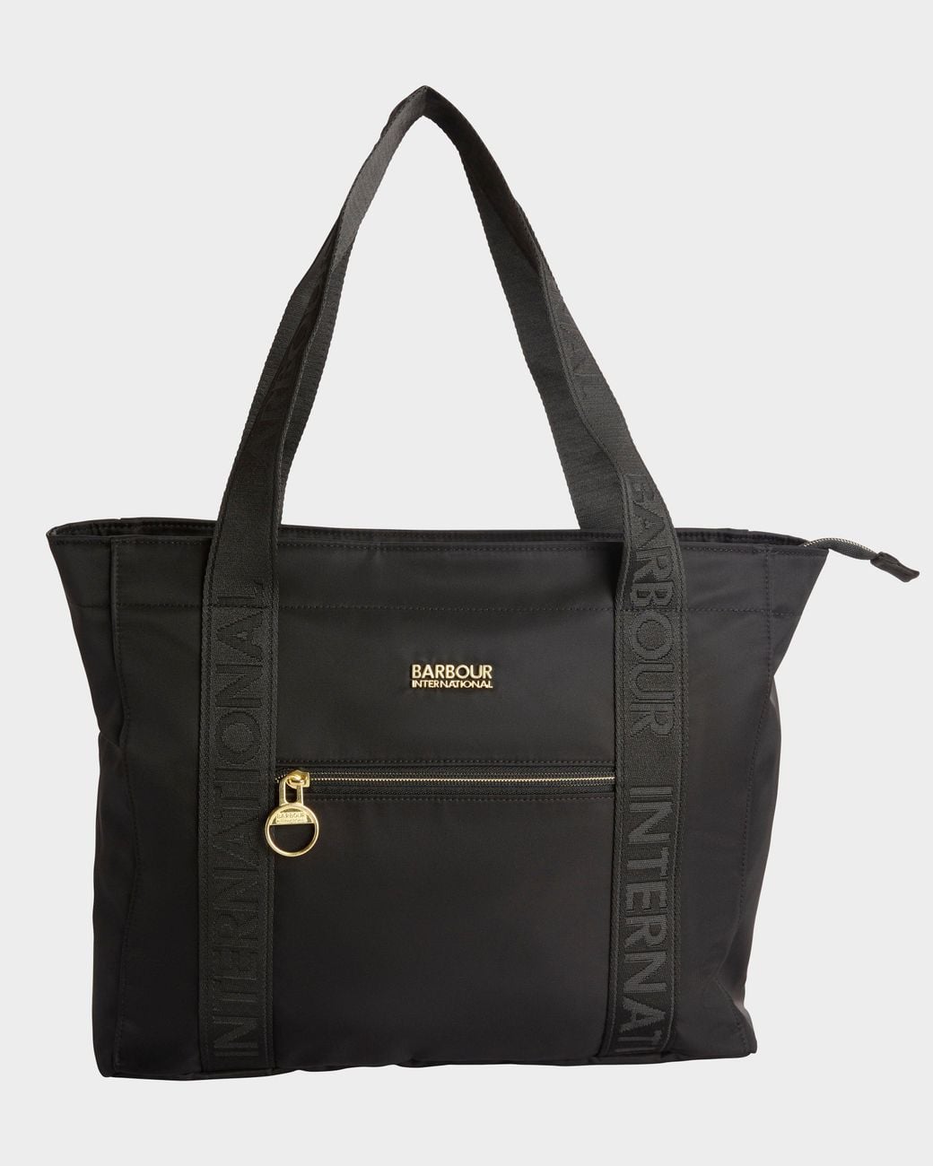 Barbour Black Qualify Carry All Tote Bag