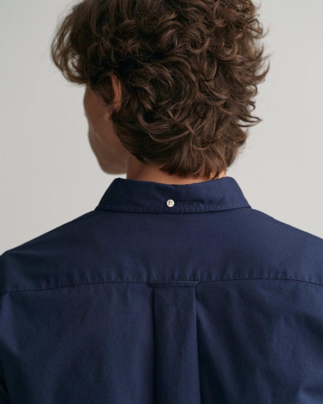 Gant Blue Regular Fit Short Sleeve Poplin Shirt for men
