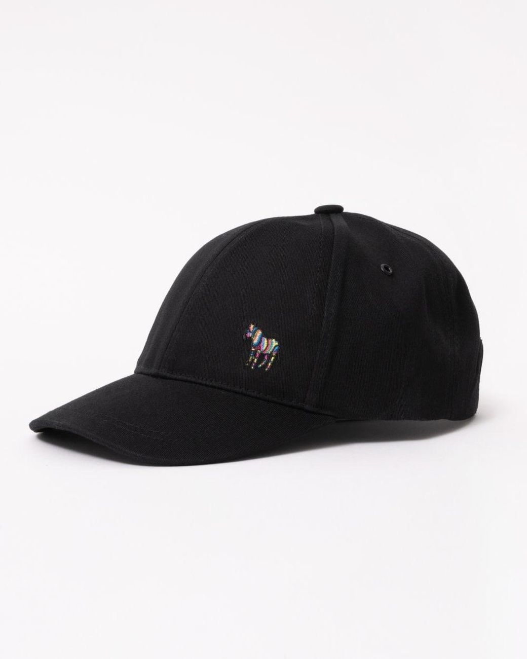 Paul Smith Black Zebra Baseball Cap for men