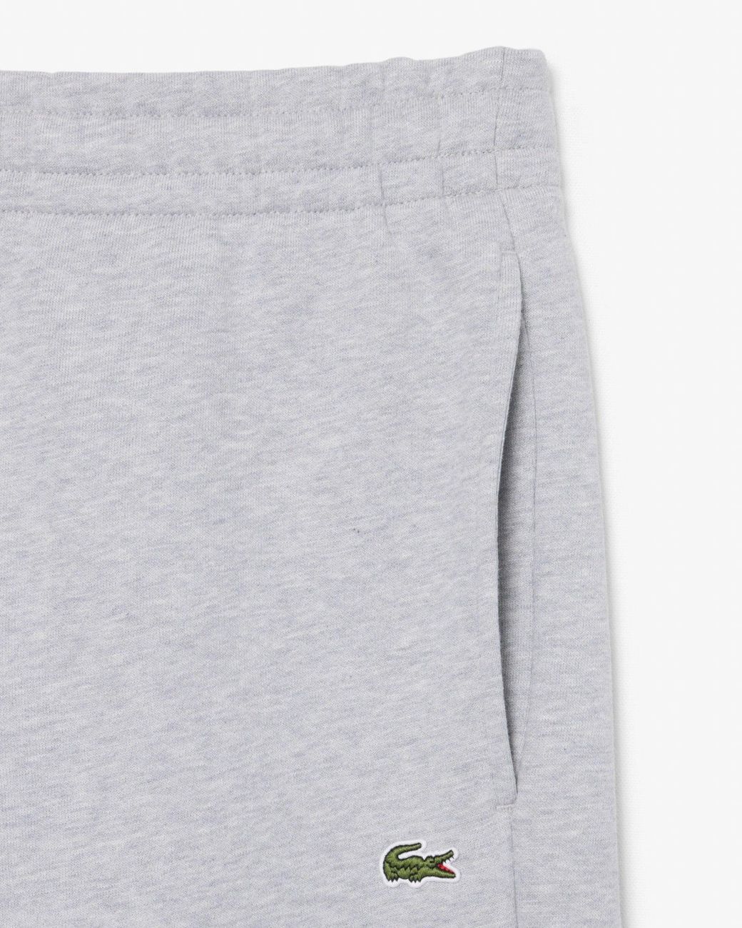 Lacoste Gray Regular Fit Fleece Shorts for men