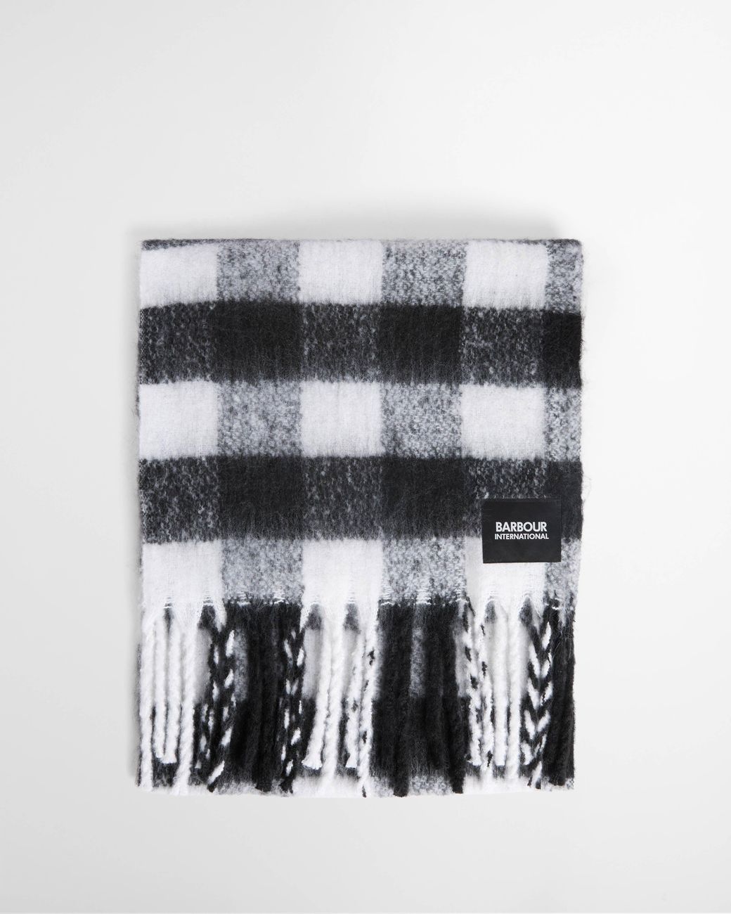 Barbour White Branton Scarf