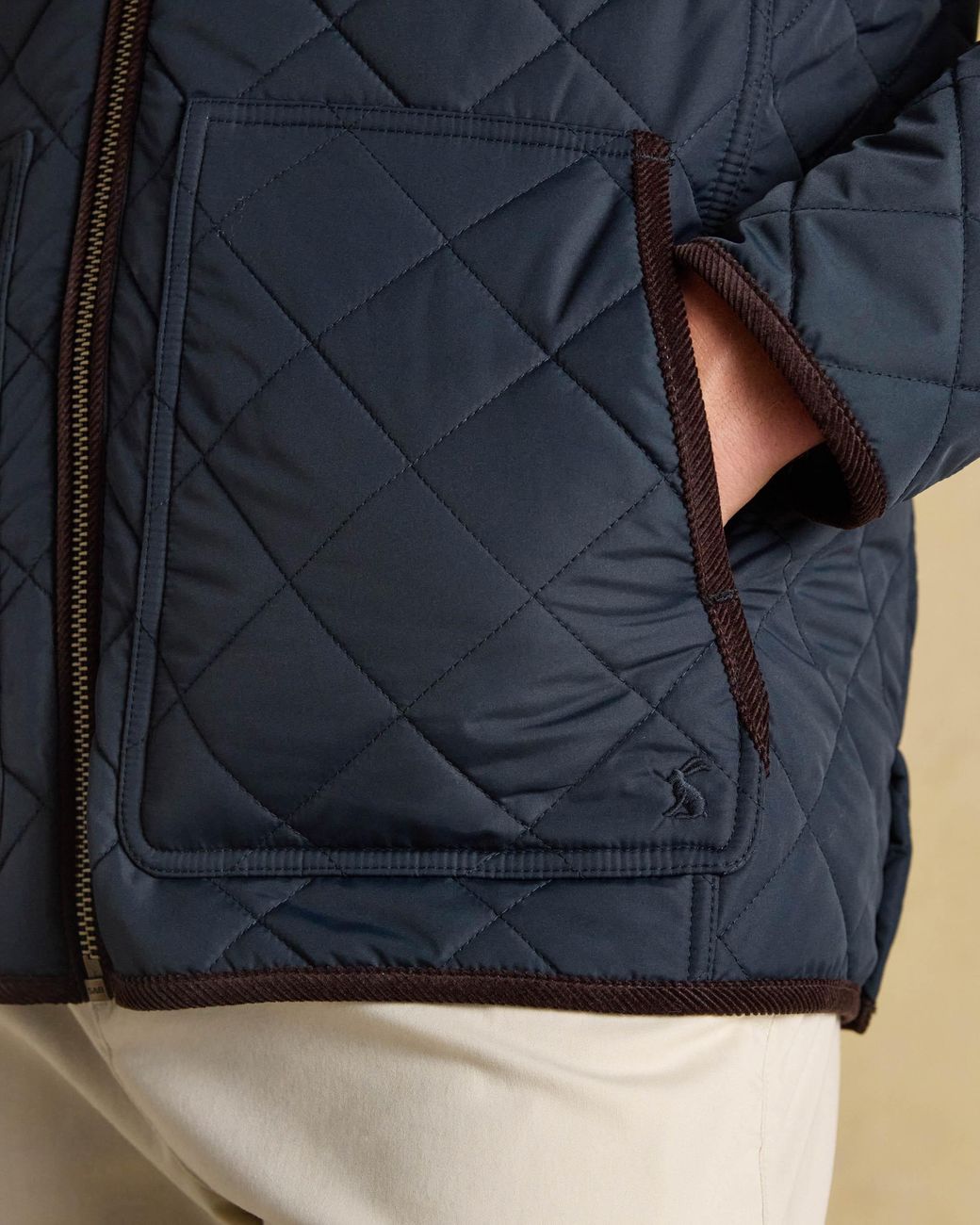 Joules Blue Maynard Quilted Jacket for men