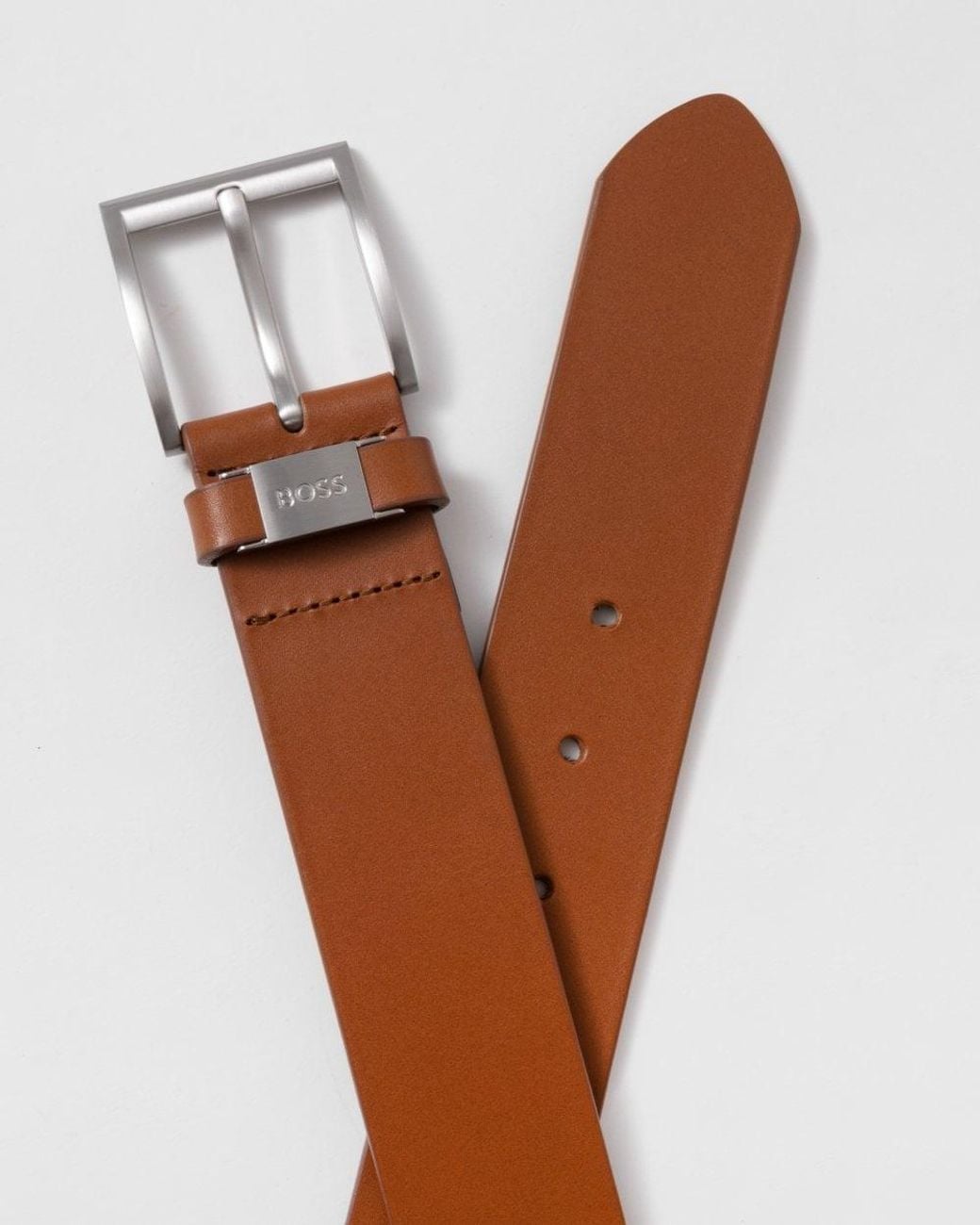Boss Brown Connio Leather Belt Nos for men