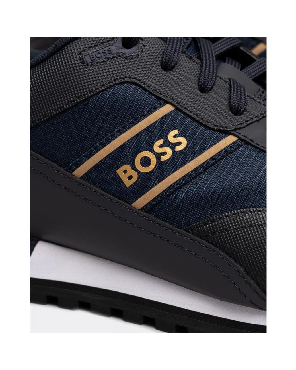 BOSS by HUGO BOSS Mixed Materials Parkour L Runn Rs Trainers in Blue for  Men | Lyst Australia