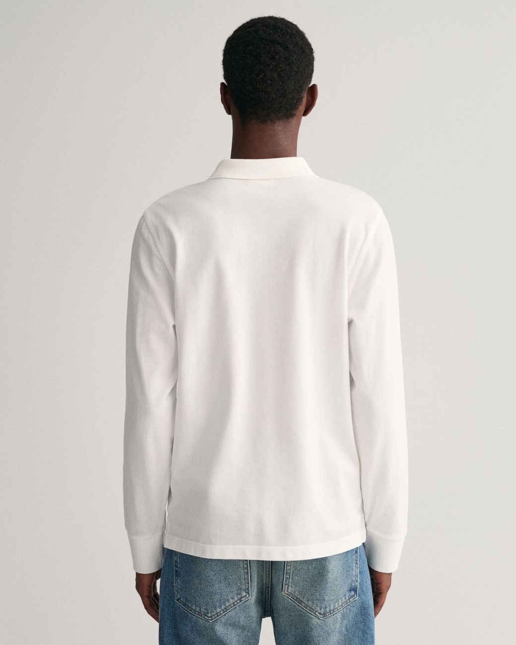 Gant White Reg Shied rugger Ong Seeve Poo An for men