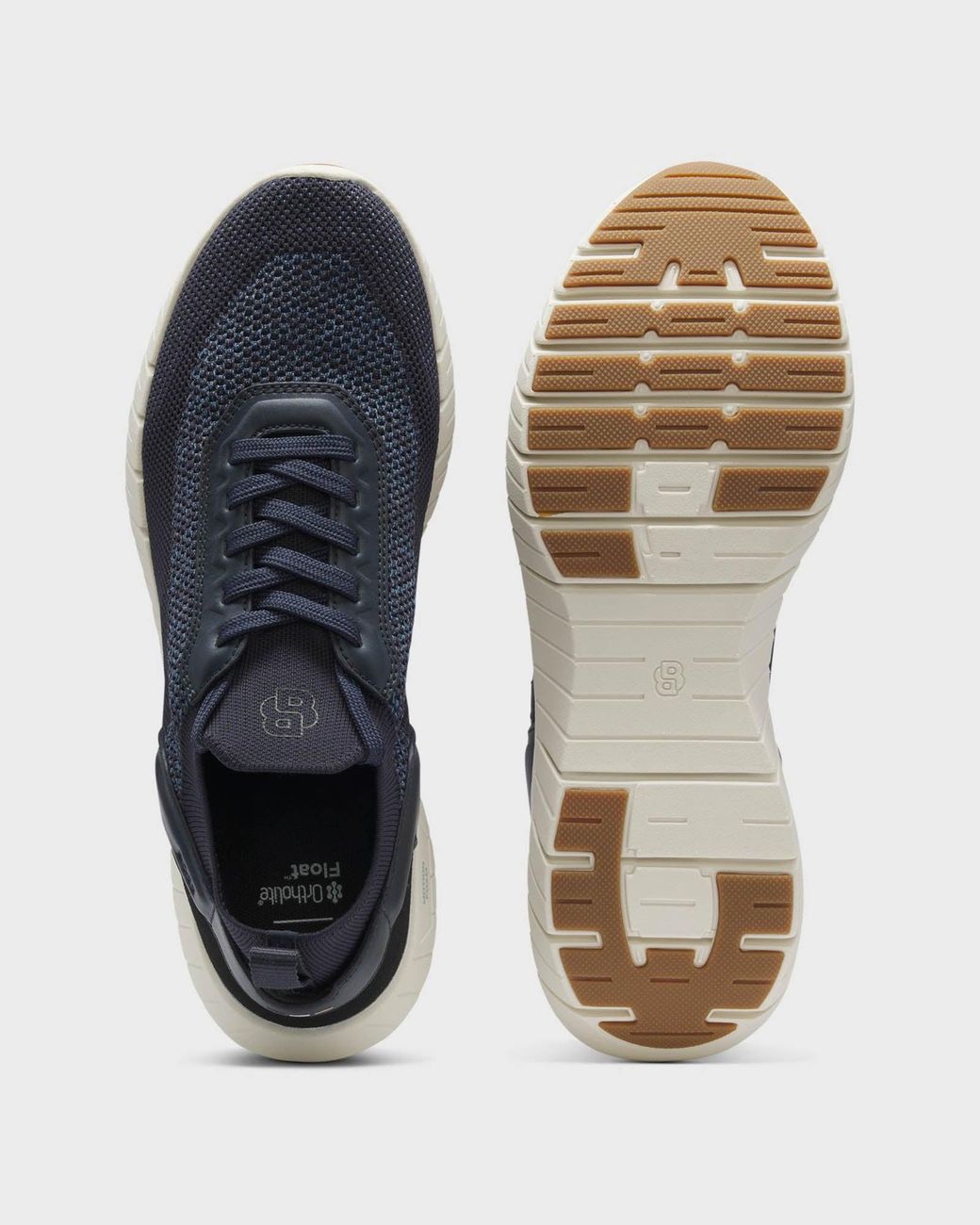 Boss Blue Motion Sock Trainers With Knitted Uppers for men