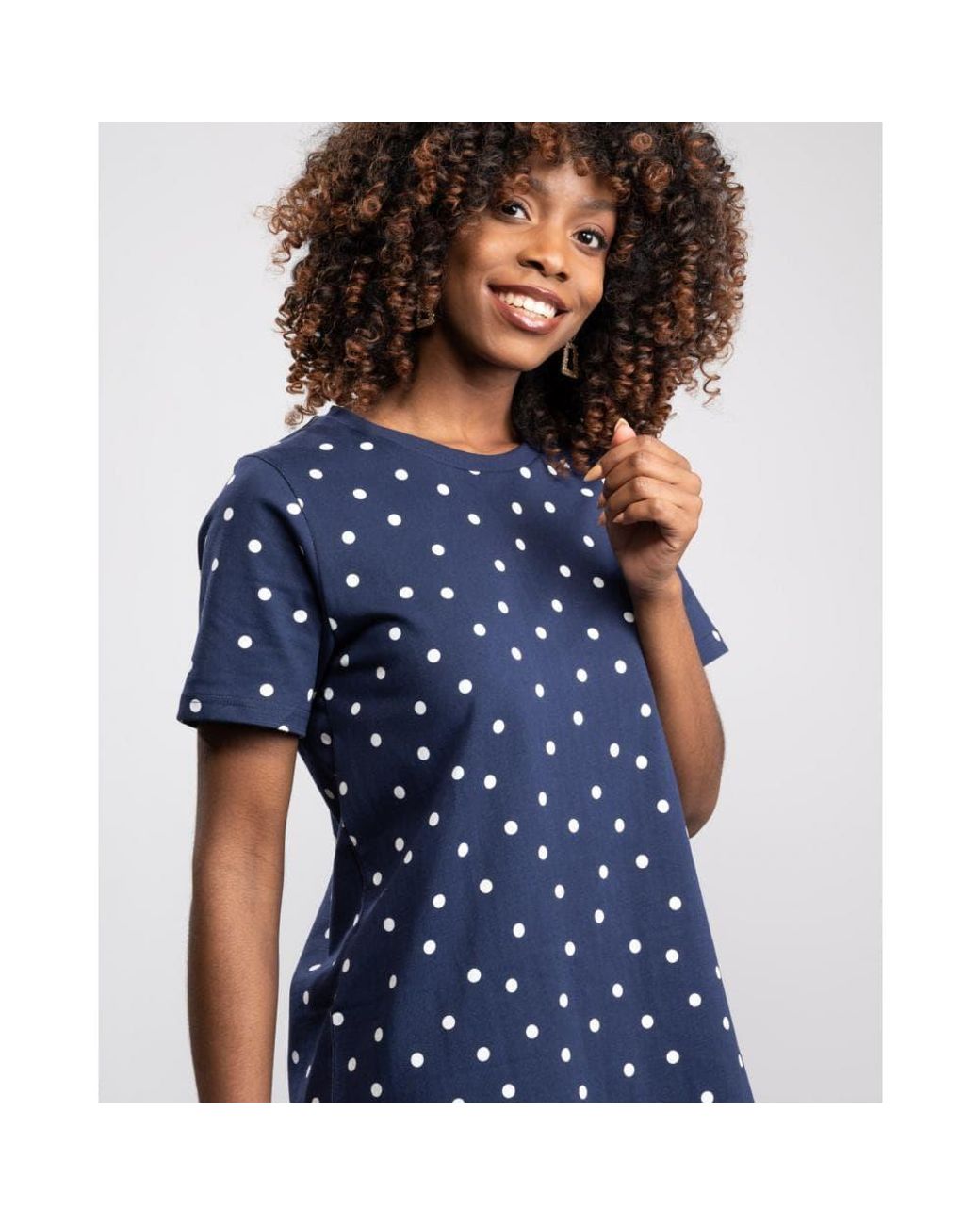 Joules Liberty Print Dress in Blue | Lyst