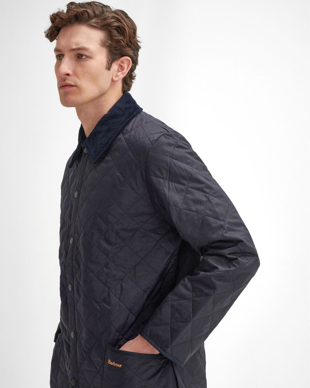 Barbour Blue Liddesdale Quilted Jacket for men