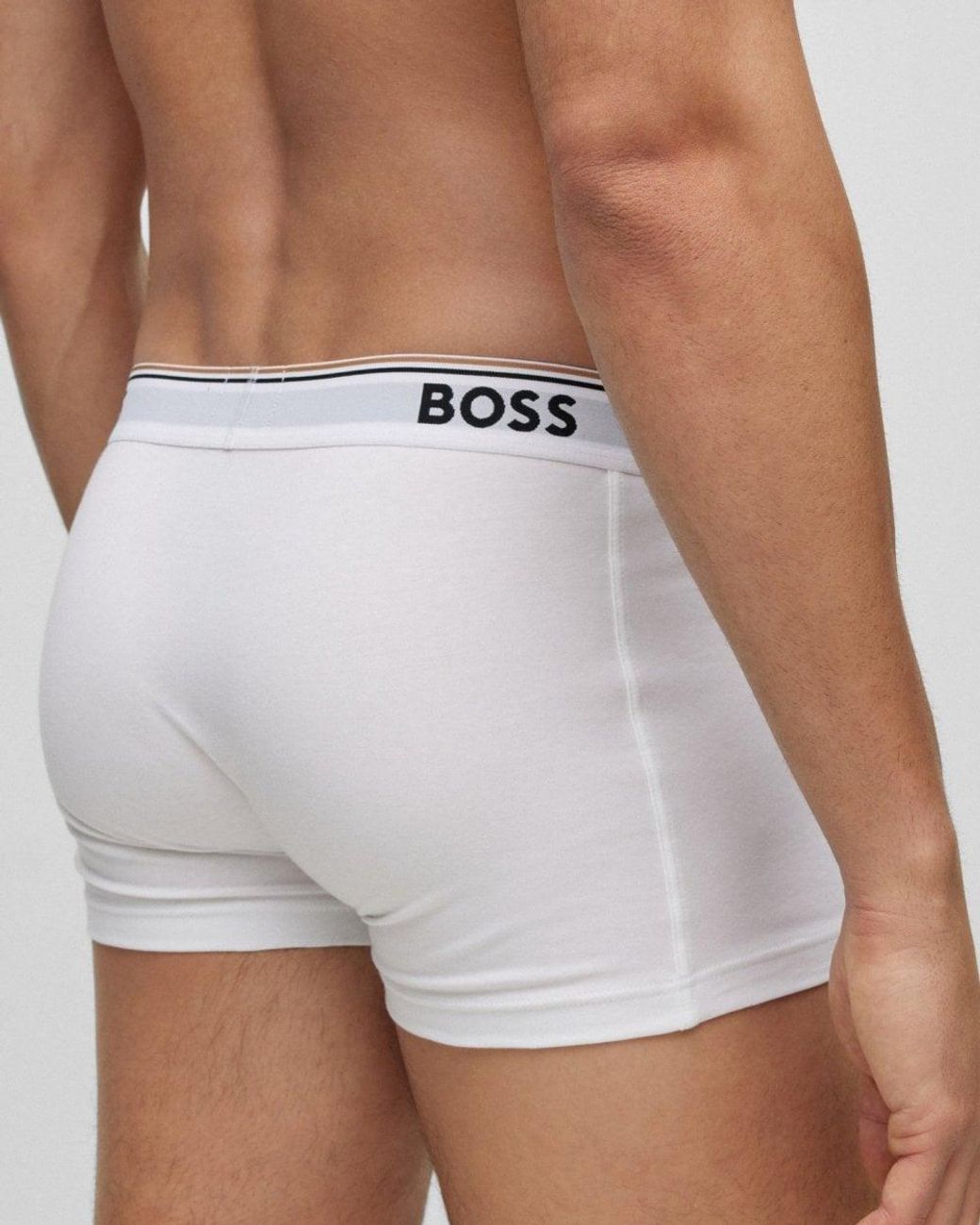 Boss White 3 Pack Power Trunks Nos Size: M for men
