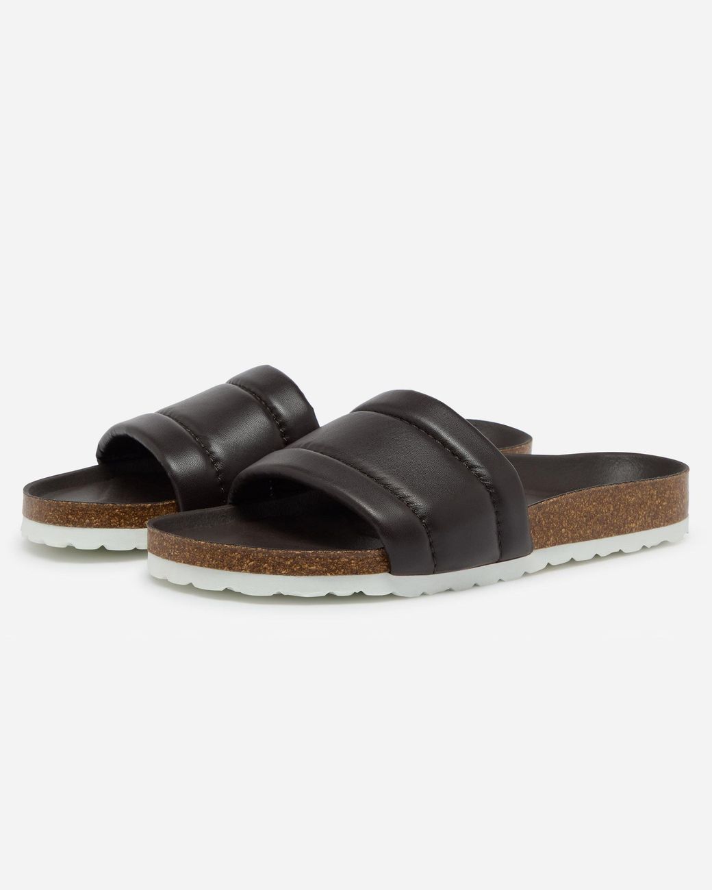 Oliver Sweeney Brown Bornos Leather Slides for men