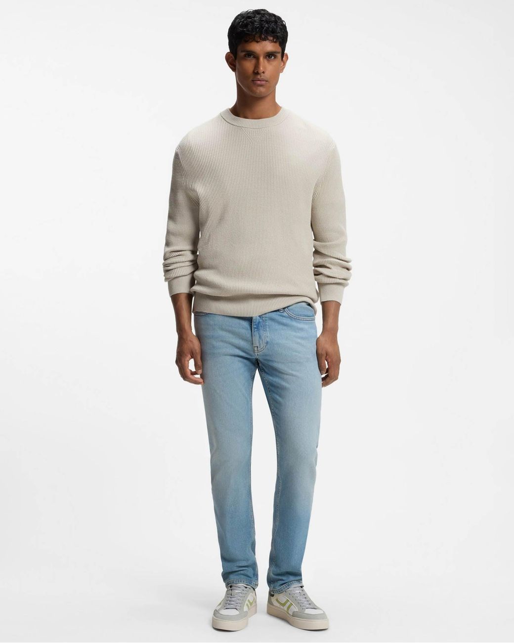 Boss Blue Delaware Slim-Fit Jeans for men