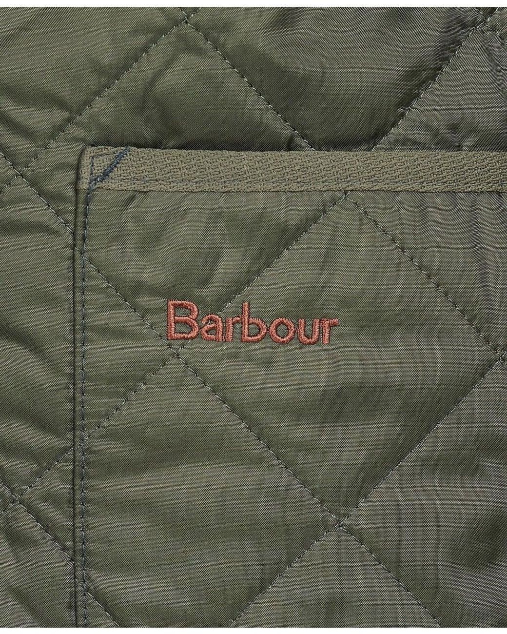 Barbour Green Quilted Waistcoat/Zip-In Liner for men