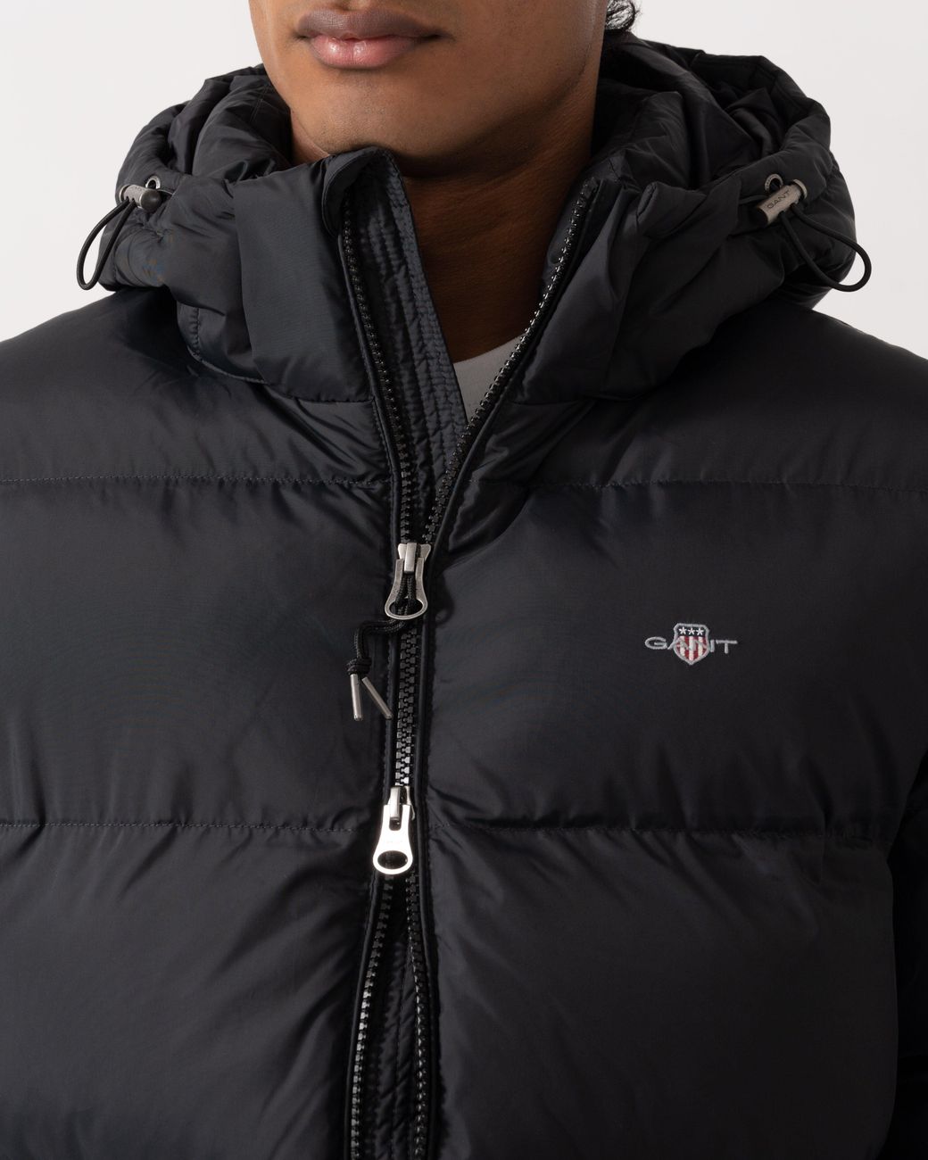 Gant Black Active Cloud Mid Length Jacket for men