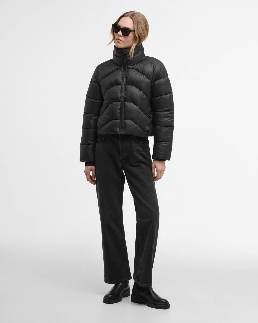 Barbour Black Cali Puffer Jacket