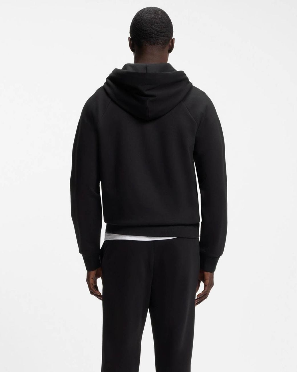 Boss Blue Saggy Zip Hoodie for men