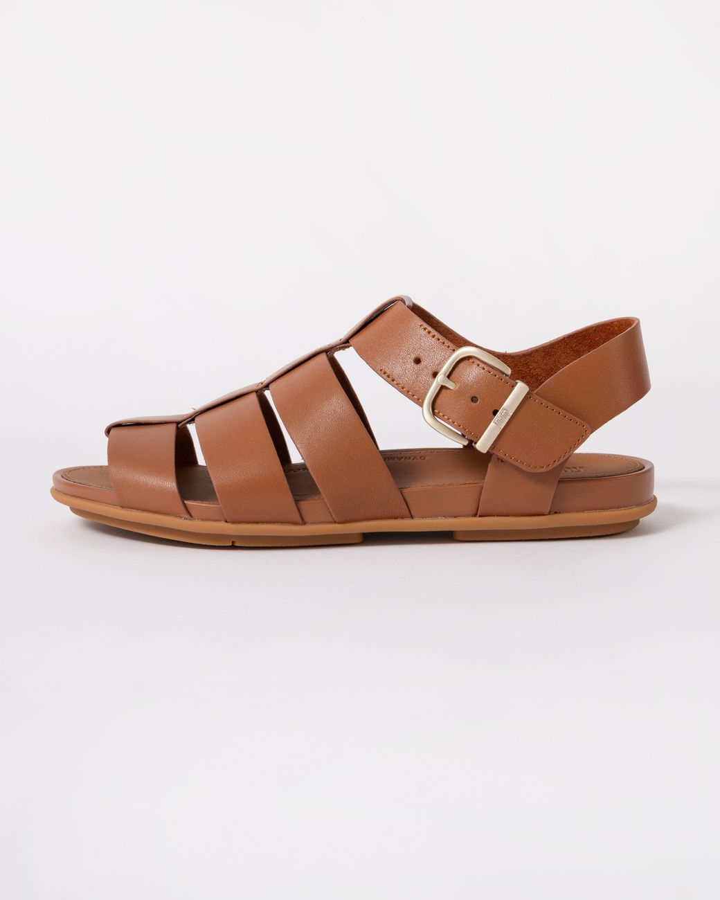 Fitflop Brown Gracie Leather Fisherman Sandals