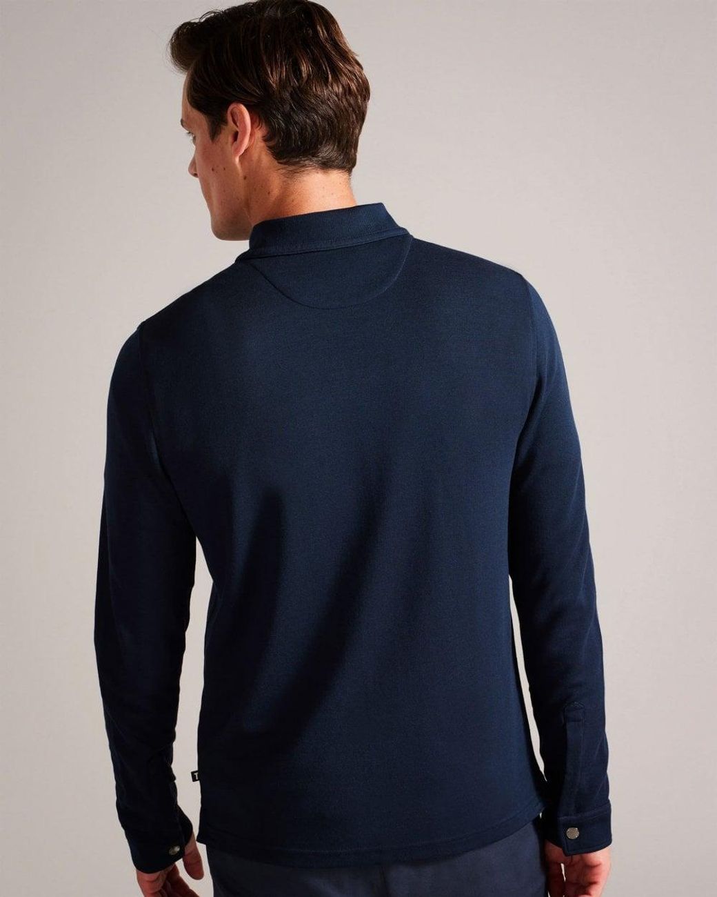 Ted baker mens long sleeve clearance polo