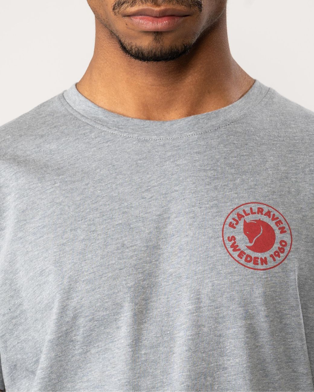Fjallraven Gray 1960 Logo T-Shirt Size: M for men