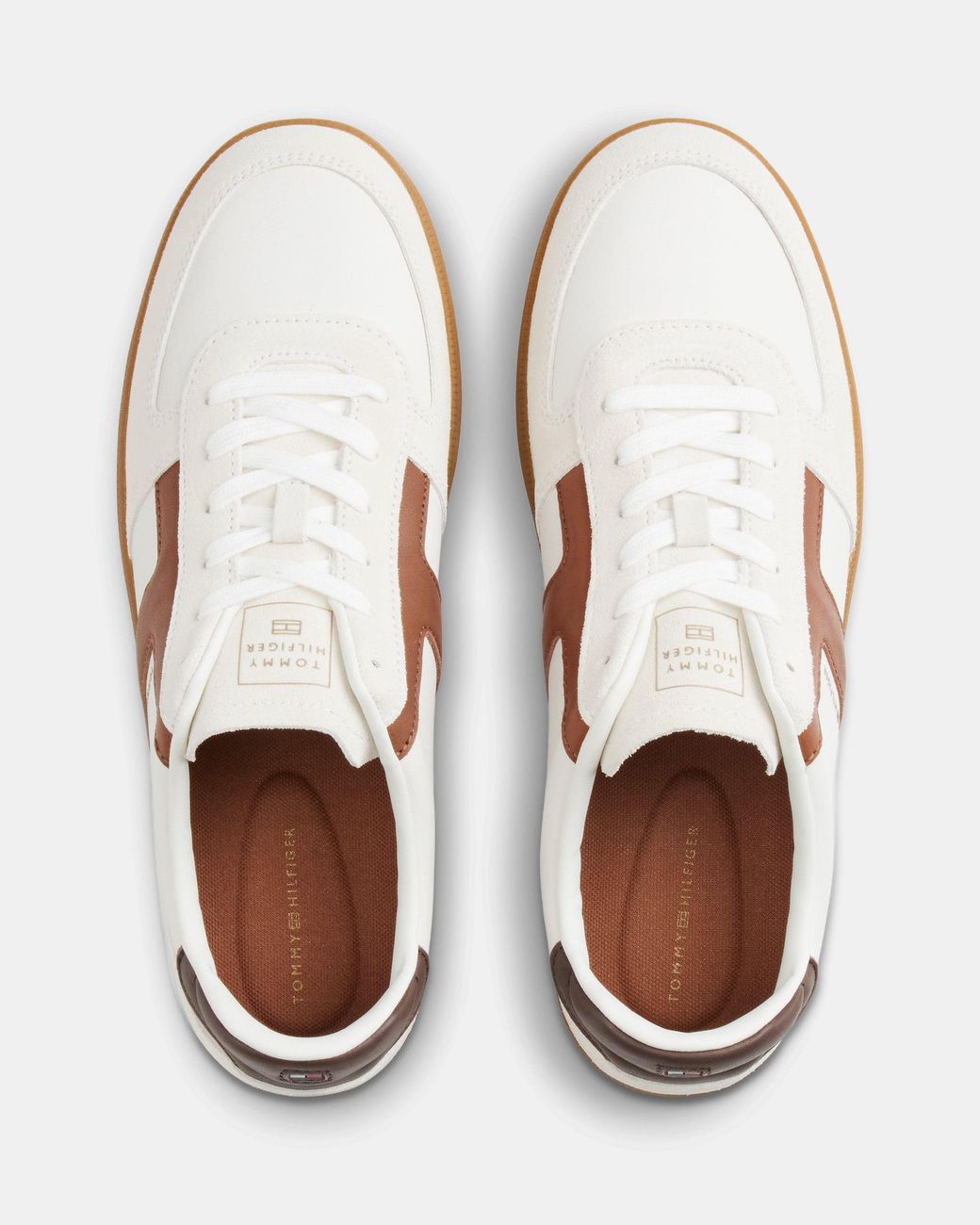 Tommy Hilfiger White Th Tribeca Mix Trainers for men