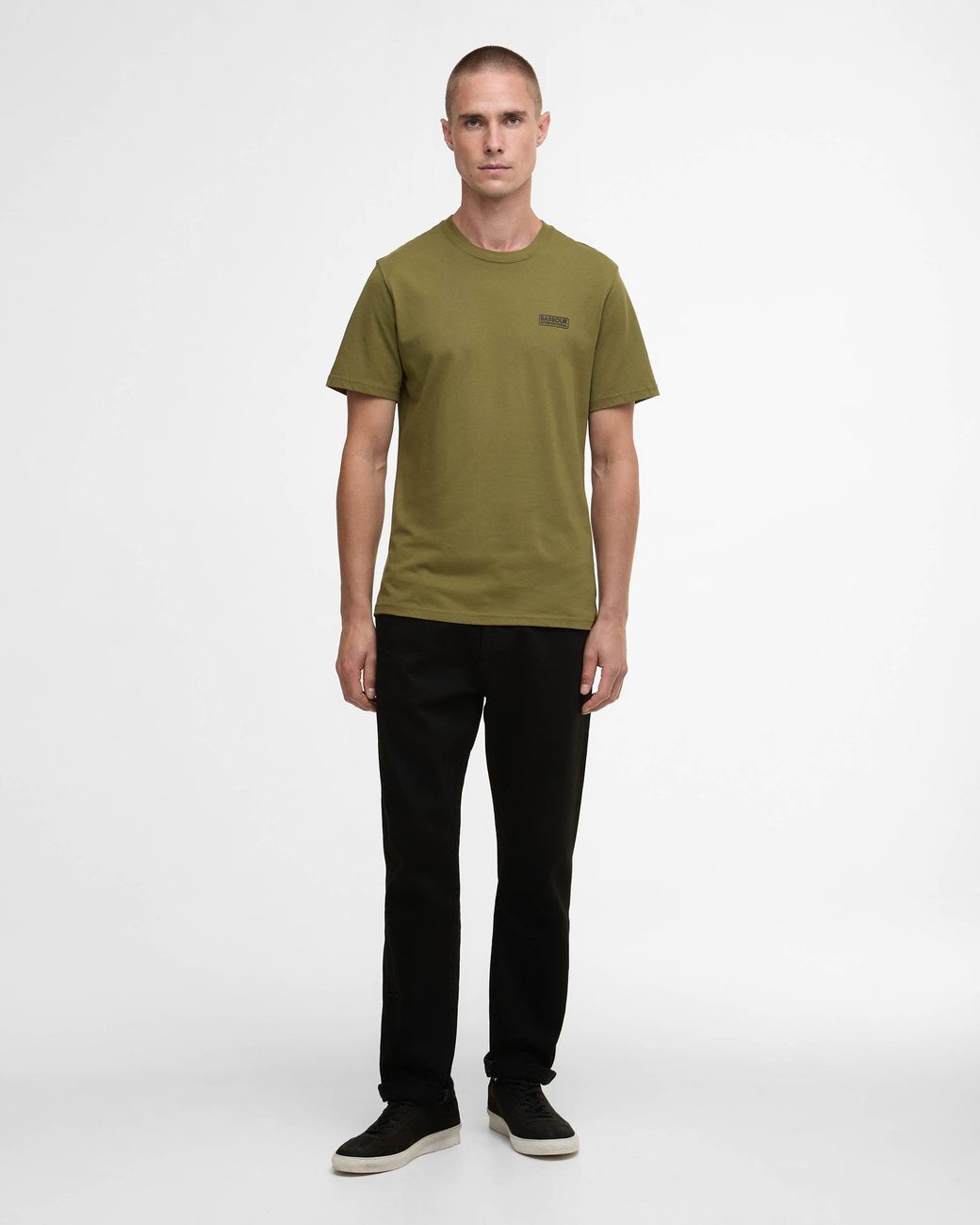 Barbour Green Small Logo T-Shirt for men