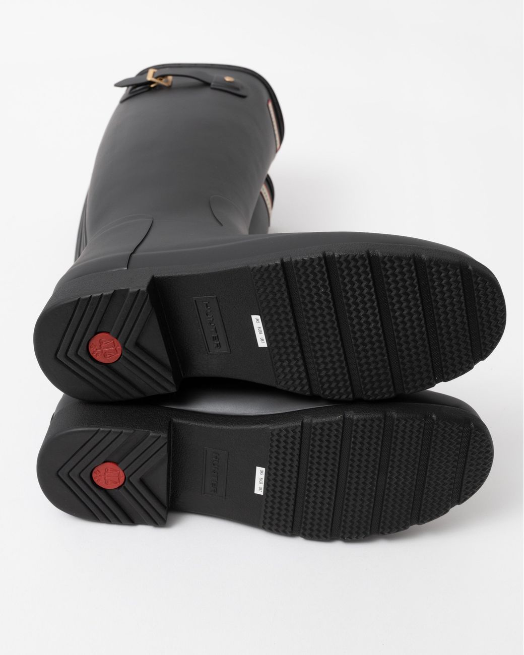 Hunter Black Refined Trim Tall Boot
