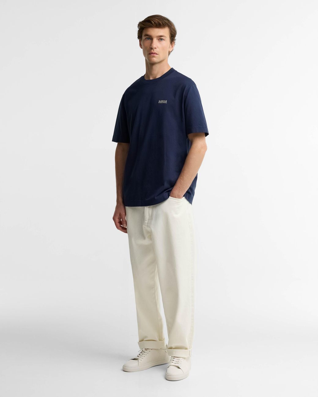 Barbour Blue Taylor Archive Graphic T-Shirt for men