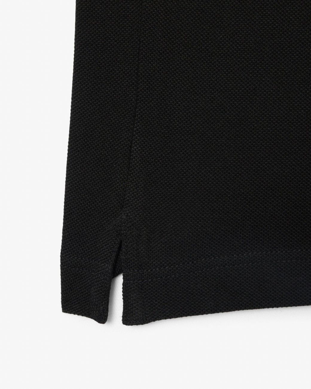 Lacoste Black Original L.12.12 Slim Fit Petit Piqué Cotton Polo Shirt for men