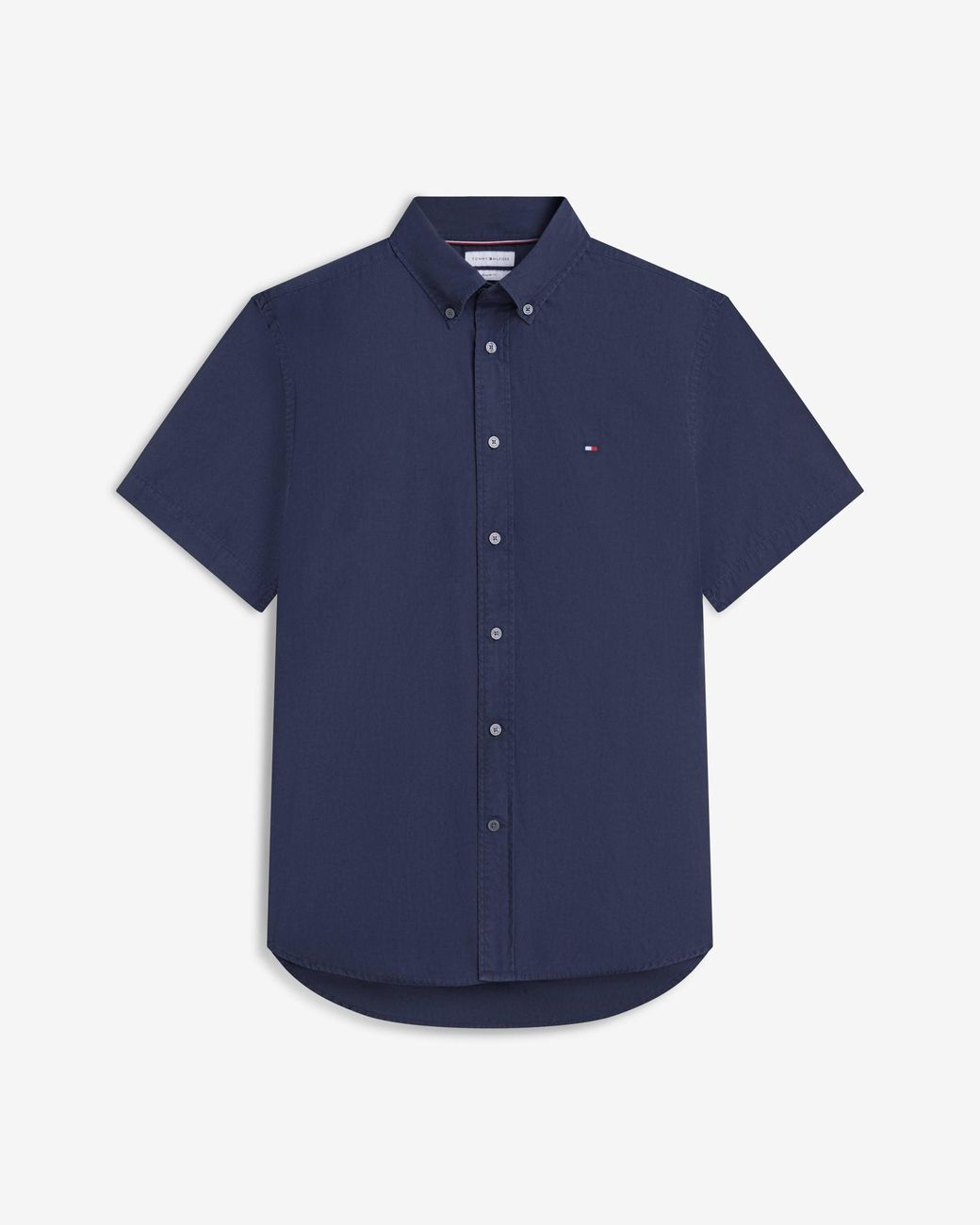 Tommy Hilfiger Blue Gmd Poplin Short Sleeve Shirt for men
