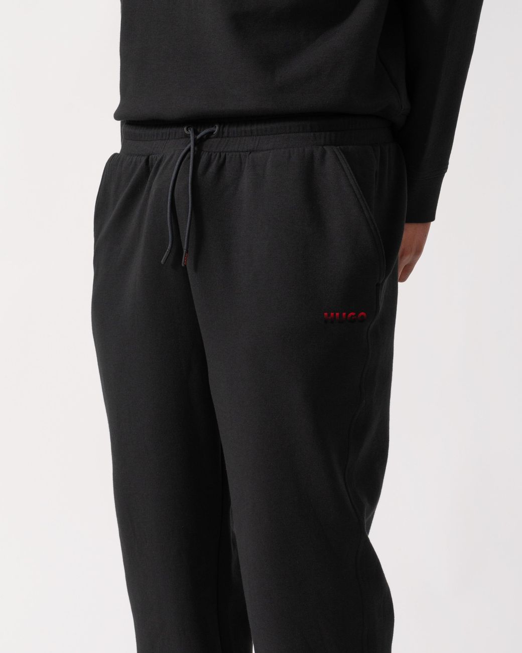 HUGO Black Atlas Loungewear Pants for men