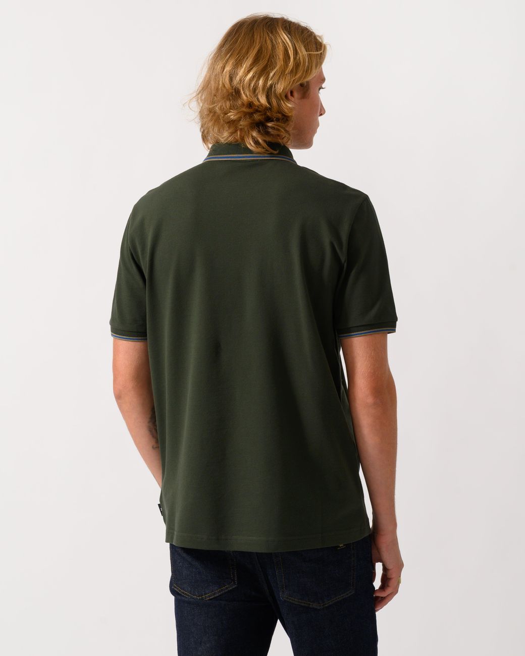 Paul Smith Black Ps Regular Fit Polo Shirt With Tipping for men