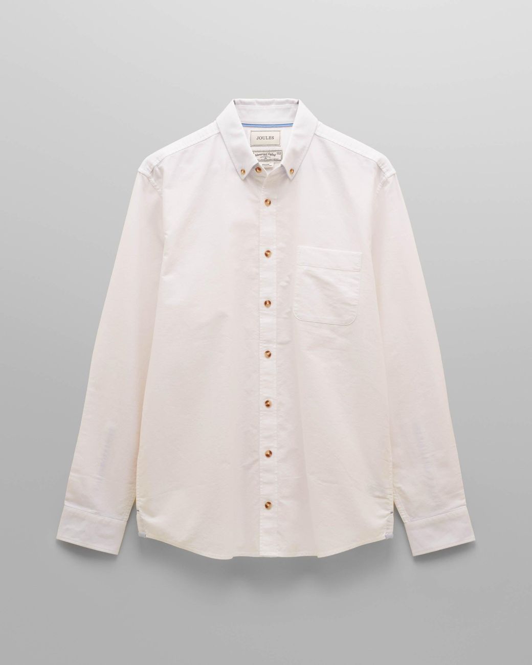 Joules Natural Classic Fit Plain Oxford Shirt for men