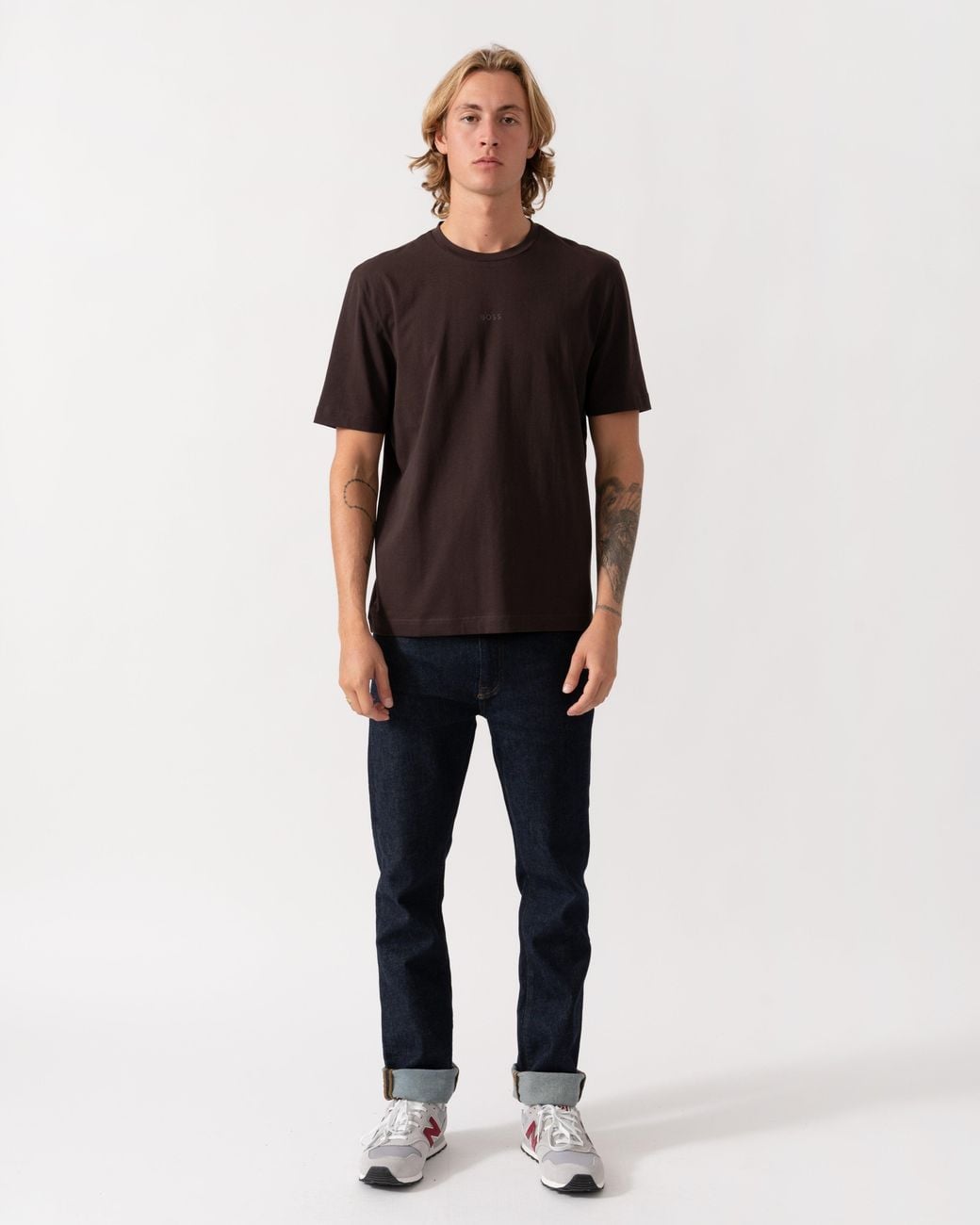 Boss Black Tchup Crew Neck Small Logo T-Shirt for men