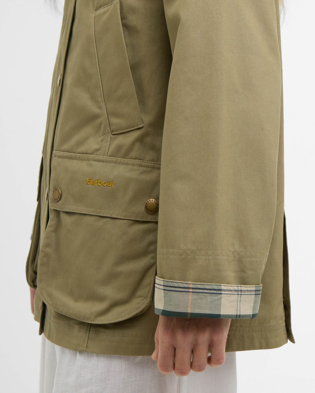 Barbour Green Modern Beadnell Casual Jacket